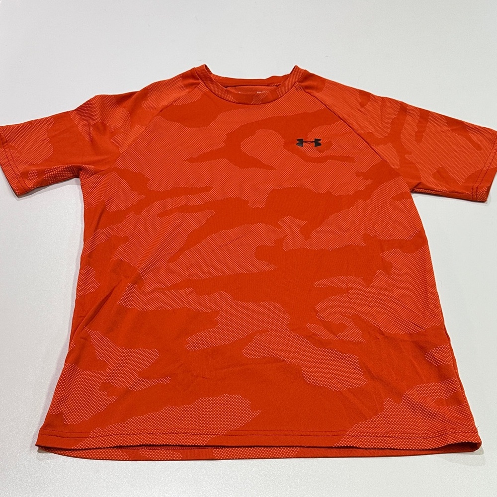 Under Armour Men's Vibrant Orange Camo Tee